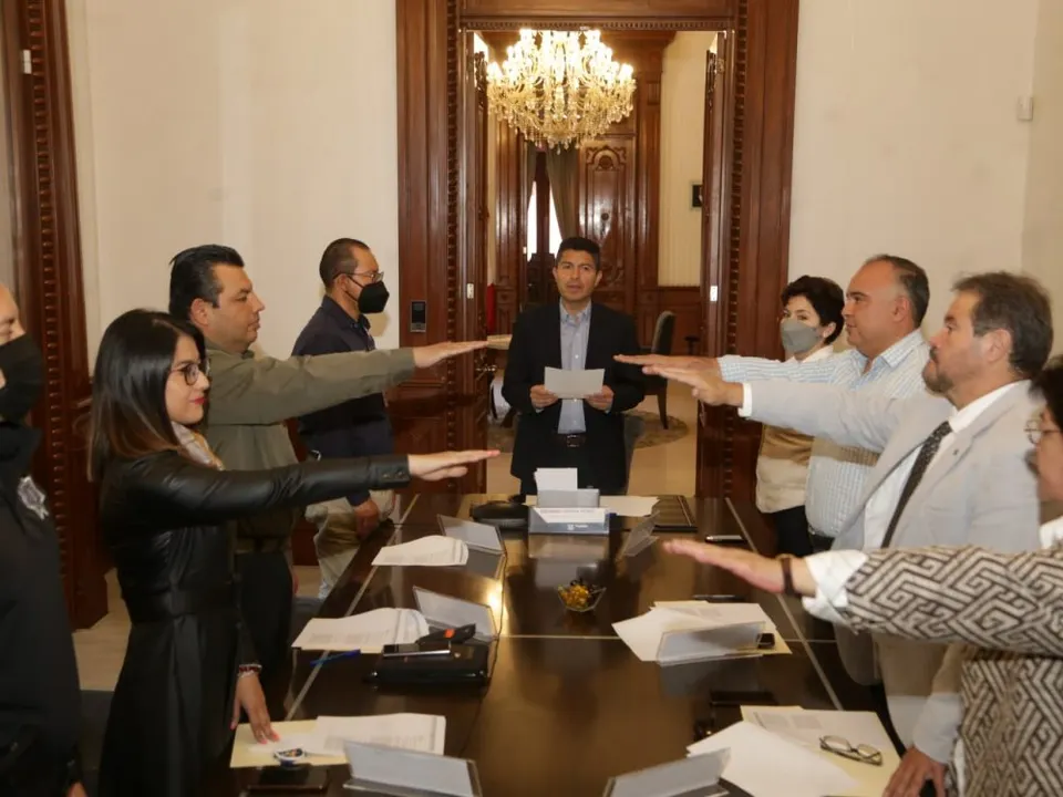 Eduardo Rivera Pérez rindió protesta como presidente del consejo municipal de protección civil