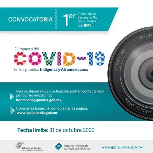 Invita Instituto Poblano de los Pueblos Indígenas a participar en concurso de fotografía