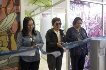 Inaugura la rectora Lilia Cedillo Ramírez nuevo lactario en el CCU