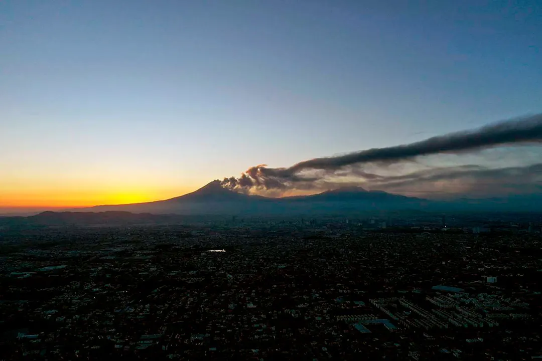 Volcan Popocatepetl Fumarola