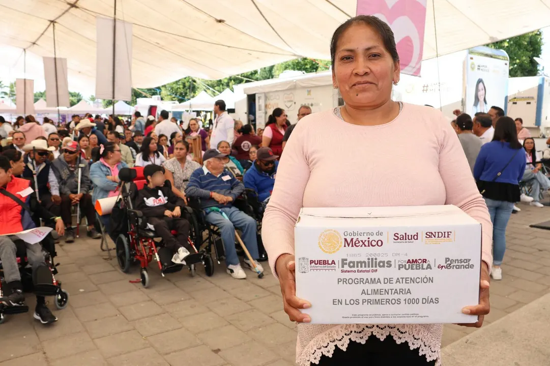 SEDIF Puebla entrega más de un millón de despensas y amplía apoyos sociales