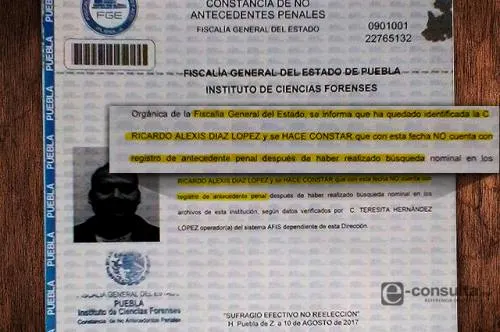 Acusa Cabify a FGE de otorgar carta de antecedentes no penales al asesino de Mara
