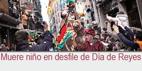 Muere niño en desfile de Día de Reyes