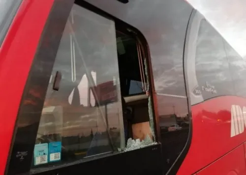 Asaltan autobús con persona de Audi en la Resurrección