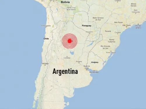 Se registra sismo de 5… ahora en Argentina y Chile