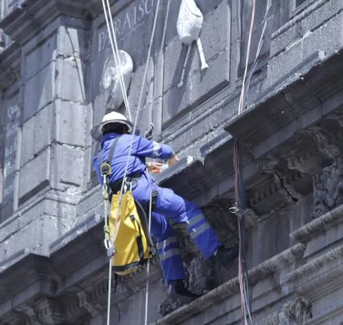 Avanzan labores de Brigada Urbana en el Centro Histórico de Puebla