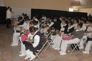 Reciben pasantes de Enfermería Curso de Inducción de Servicio Social en San Andrés Cholula