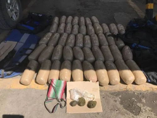 Decomisa Policía Federal 47 kilos de marihuana en Tehuacán; hay detenidos