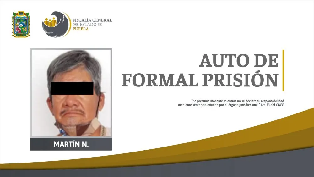 Auto de formal prisión por homicidio calificado en Yehualtepec
