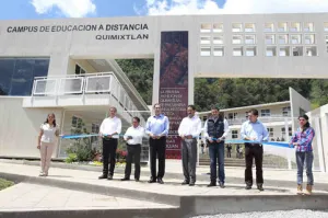 Inaugura RMV campus de educación a distancia en Quimixtlán