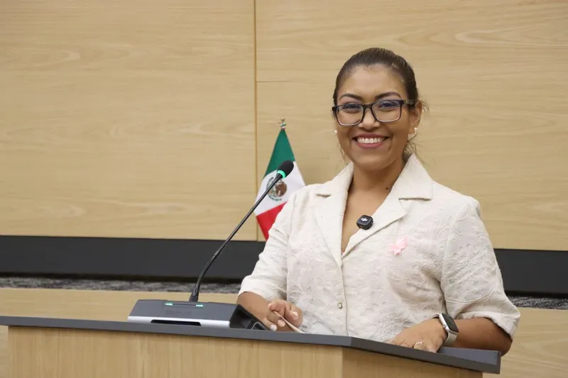 Leonela Jazmín Martínez Ayala, diputada local de Puebla por el partido Nueva Alianza. Foto: Especial