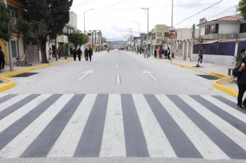 Modernización de Avenida Cuauhtémoc en Tepeaca provoca inconformidad de vecinos