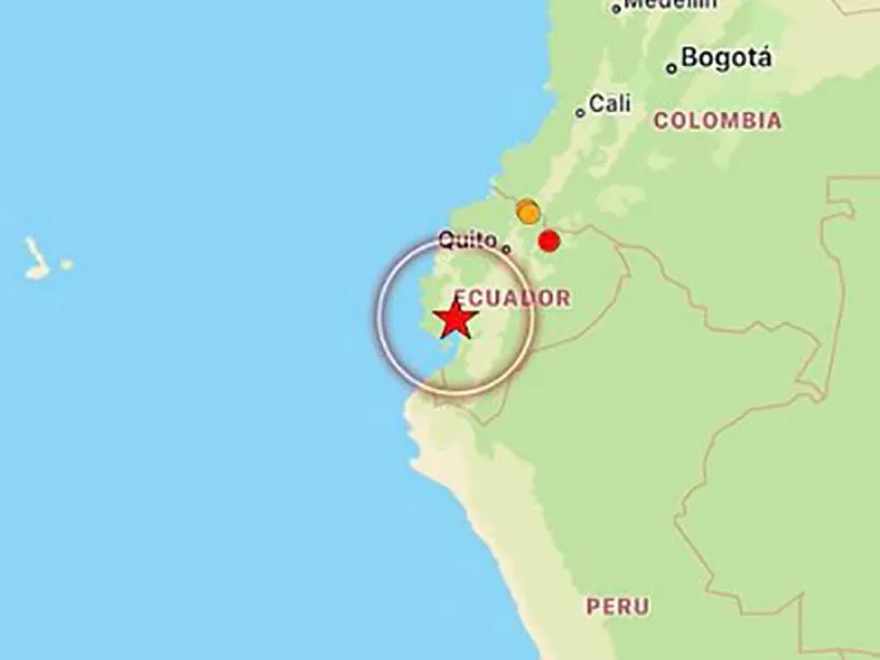 Sismo de 6.1 grados sacude Ecuador