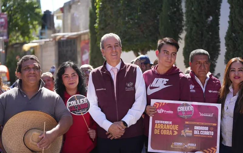 Inicia Ayuntamiento de Puebla pavimentación en Guadalupe Hidalgo; beneficiará a 11 mil 900 habitantes
