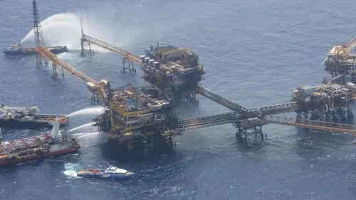 Dan positivo a coronavirus 21 trabajadores de plataforma de Pemex