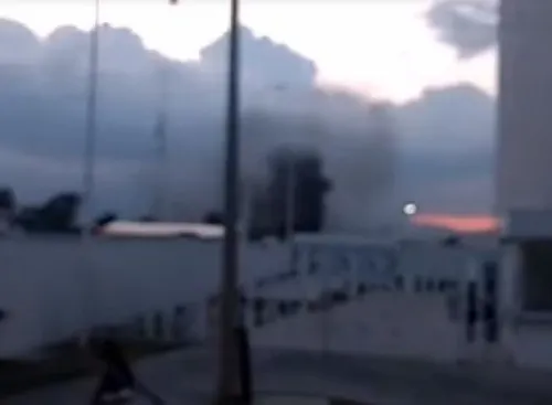 Incendio provoca movilización en cercanías del centro de Justicia Penal de Puebla