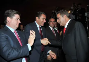 Moreno Valle acompaña a homólogo de San Luis en informe ciudadano