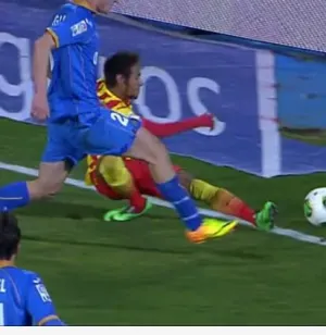 Neymar se lesiona durante encuentro contra Getafe