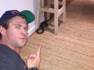 Chris Hemsworth muestra su lado intrépido en Instagram