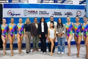 Selección mexicana femenil presente en VIII Copa Puebla de Gimnasia Rítmica