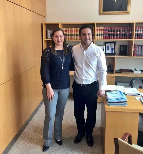 Trabajar por el bien común, compromiso de gobiernos panistas: Martha Erika tras reunirse con Zepeda