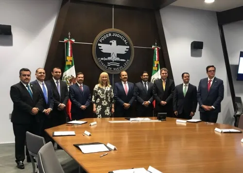 Poder Judicial de Puebla firma convenio de mediación a distancia, en pro de la ciudadanía