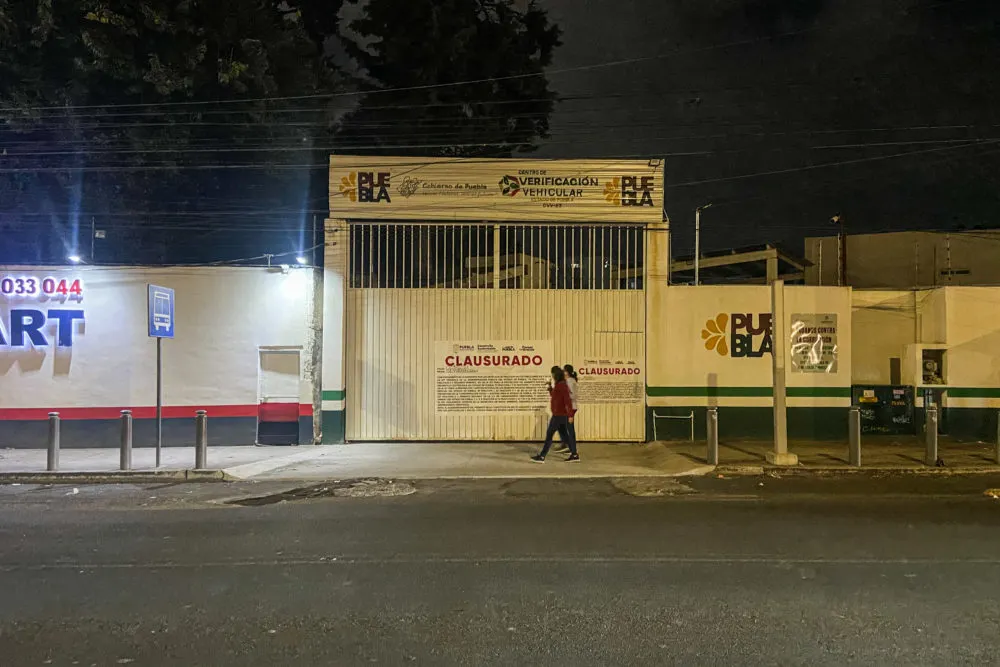 Clausura de verificentro de bulevard Forjadores