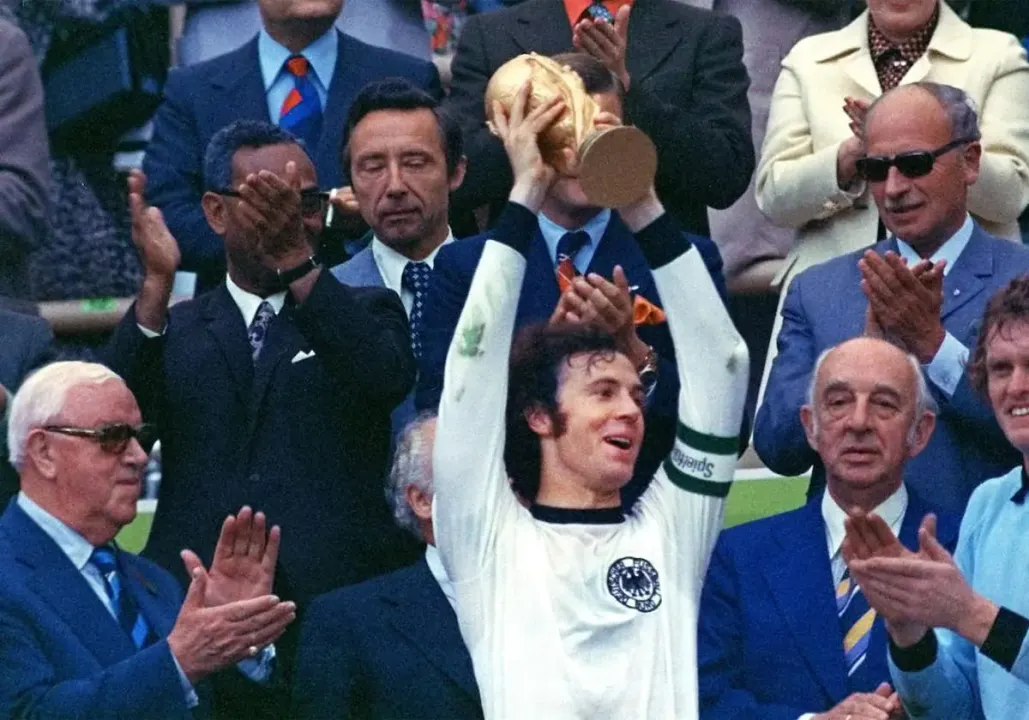Franz Beckenbauer en la copa mundial de 1974/ Foto: Redes