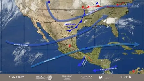 Prevé el SMN un clima fresco para hoy en el país