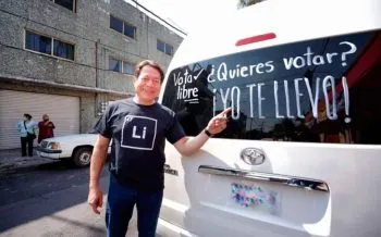 Mario Delgado lleva a ciudadanos a votar