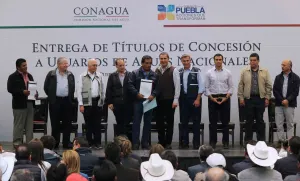 Korenfeld y RMV anuncian inversión para proyectos hidráulicos en Puebla