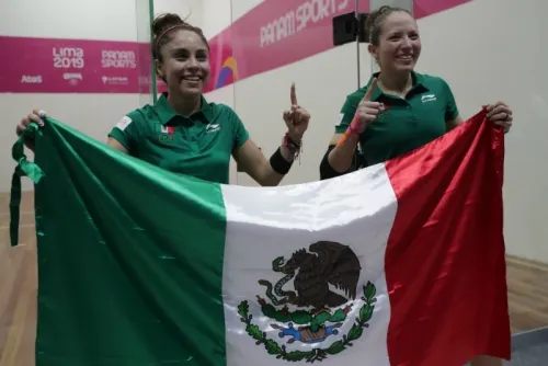 Raquetbolistas mexicanos por equipos inician con triunfo en Lima 2019