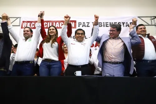 Reconoce Ricardo Monreal liderazgo político de Miguel Barbosa