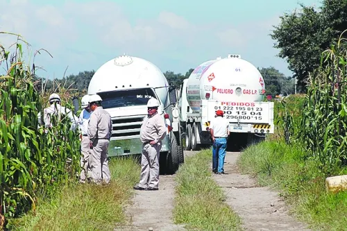 Se incrementa en más de mil por ciento el robo de Gas LP en Puebla