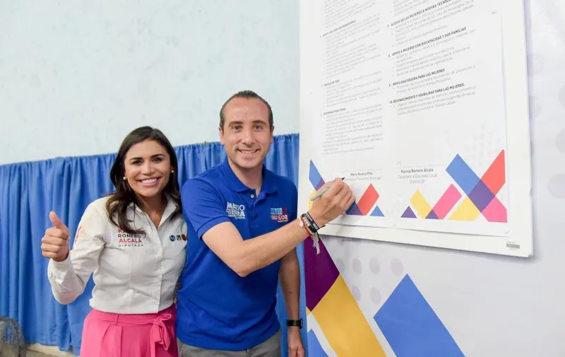 Mario Riestra, primer candidato que se compromete con el desarrollo de las mujeres en el municipio de Puebla