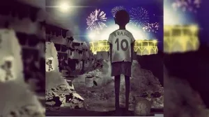 Dibujo dramático de niño muestra realidad brasileña en torno al Mundial