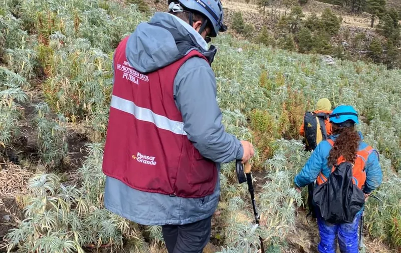 Gobierno de Puebla coordina rescate de alpinistas extraviados en el Citlaltépetl