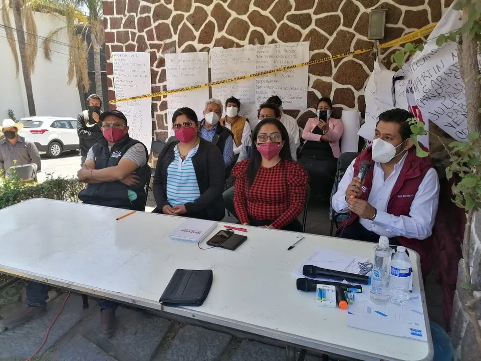 Acusan consejeros de Morena afines a Bracamonte acoso de gente armada 