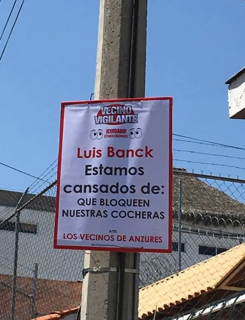 Colonos de Anzures reclaman a Luis Banck por ola de inseguridad y por omisión de su autoridad