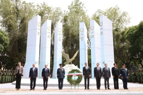Tony Gali encabeza ceremonia de conmemoración a los Niños Héroes de Chapultepec