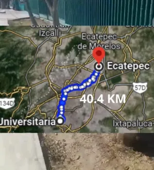Estudiante recorre más de 40 km para llegar a la Universidad