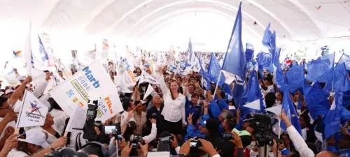 A Martha Erika no la va doblar nada, ni nadie, no me van a intimidar ¡vamos ganar la gubernatura!