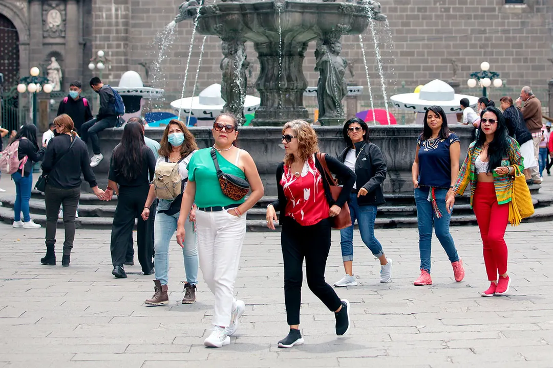 Cubrebocas Zocalo Puebla