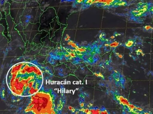 Amenaza “Hilary” a las costas de Jalisco, Colima, Michoacán y Guerrero