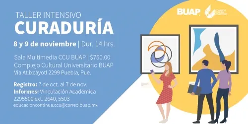 Abre CCU BUAP taller intensivo de curaduría