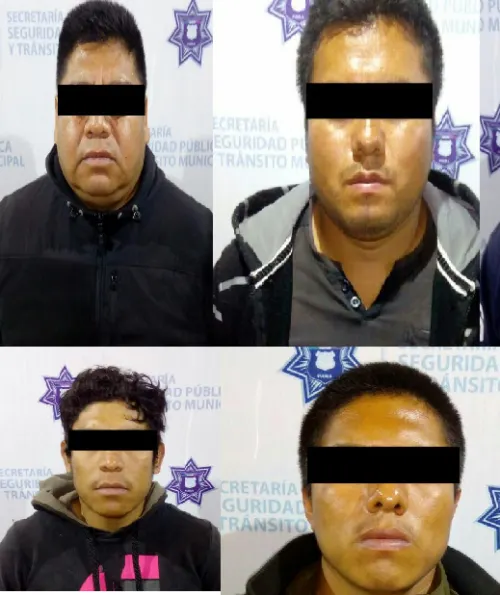 Decomisa policía municipal más de siete mil litros de combustible robado, hay cinco detenidos