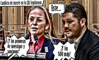 Juan Enrique Rivera, conflicto de interés en la LXI Legislatura