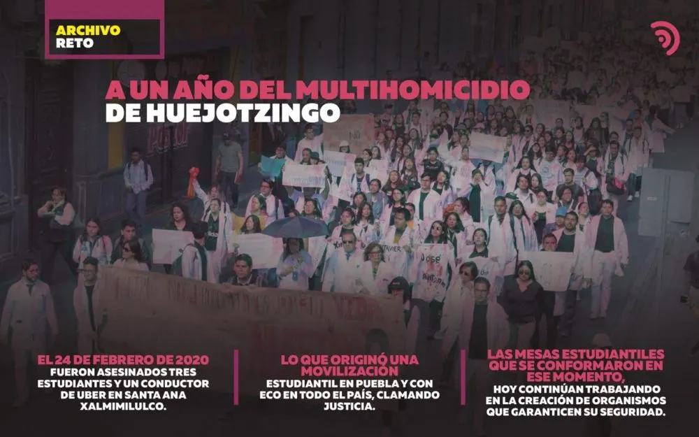El multihomicidio tuvo lugar el 24 de febrero del año pasado. Los cuerpos de las cuatro personas fueron encontrados en Santa Ana Xalmimilulco.