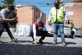 Pepe Chedraui supervisa avances del programa BacheAndo en San Francisco Totimehuacan