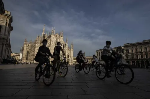 Boom de bicicletas en Italia tras cuarentena